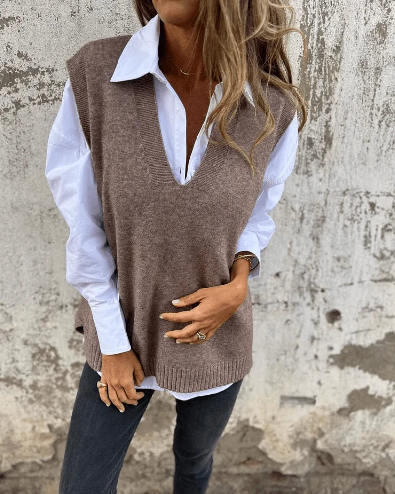 Kirsten | Women's Sleeveless Knit Vest