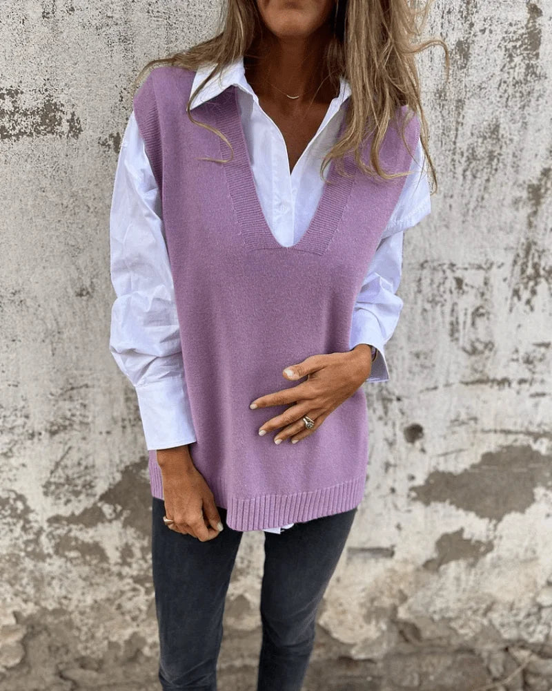Kirsten | Women's Sleeveless Knit Vest