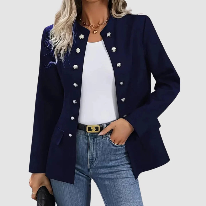 Kitty | Women's Double-Breasted Military Blazer