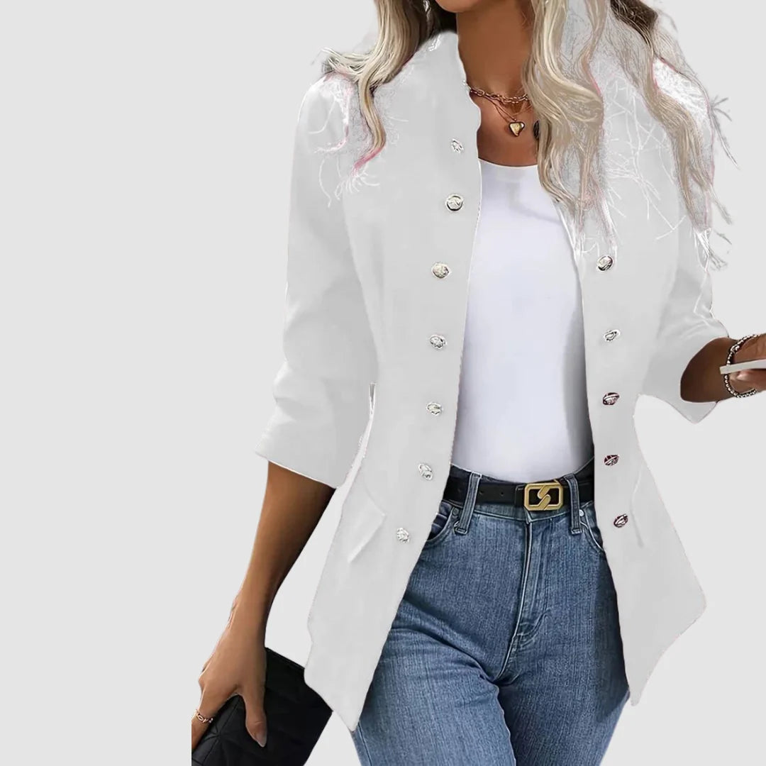 Kitty | Women's Double-Breasted Military Blazer