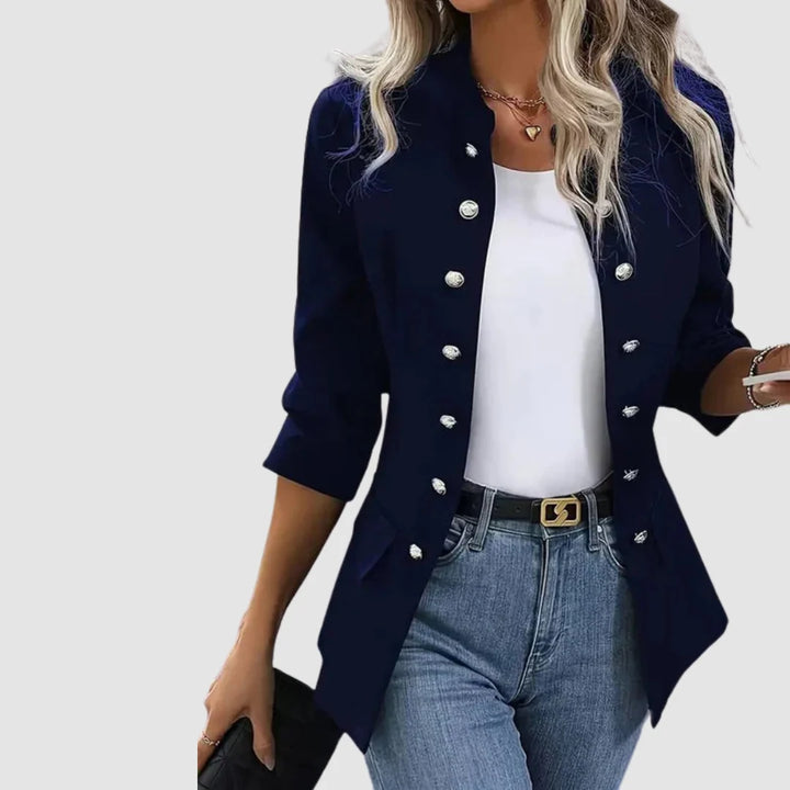Kitty | Women's Double-Breasted Military Blazer