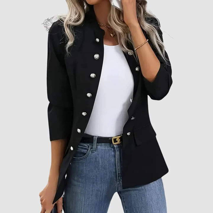 Kitty | Women's Double-Breasted Military Blazer
