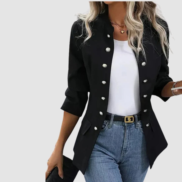 Kitty | Women's Double-Breasted Military Blazer