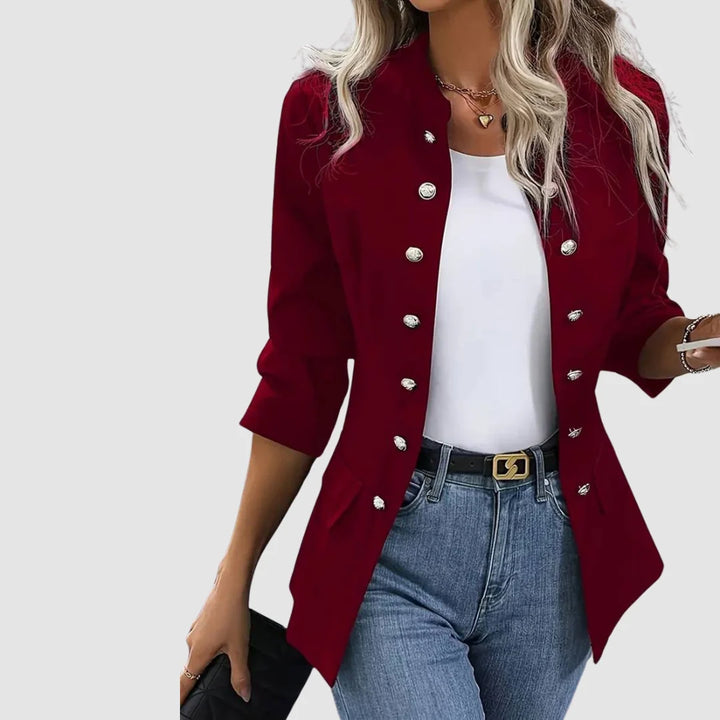 Kitty | Women's Double-Breasted Military Blazer