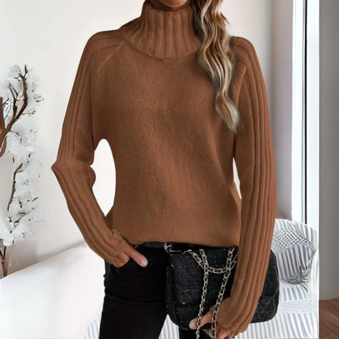 Kristin | Women's Relaxed Turtleneck Sweater