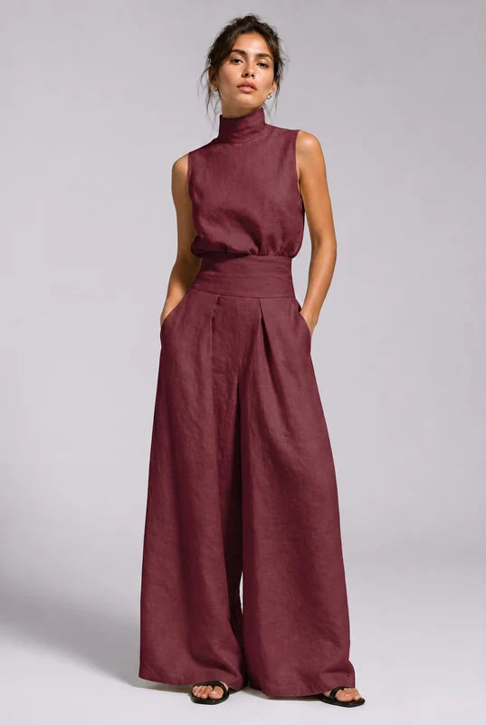 Kristy | Women's Wide-Leg Two-Piece Set