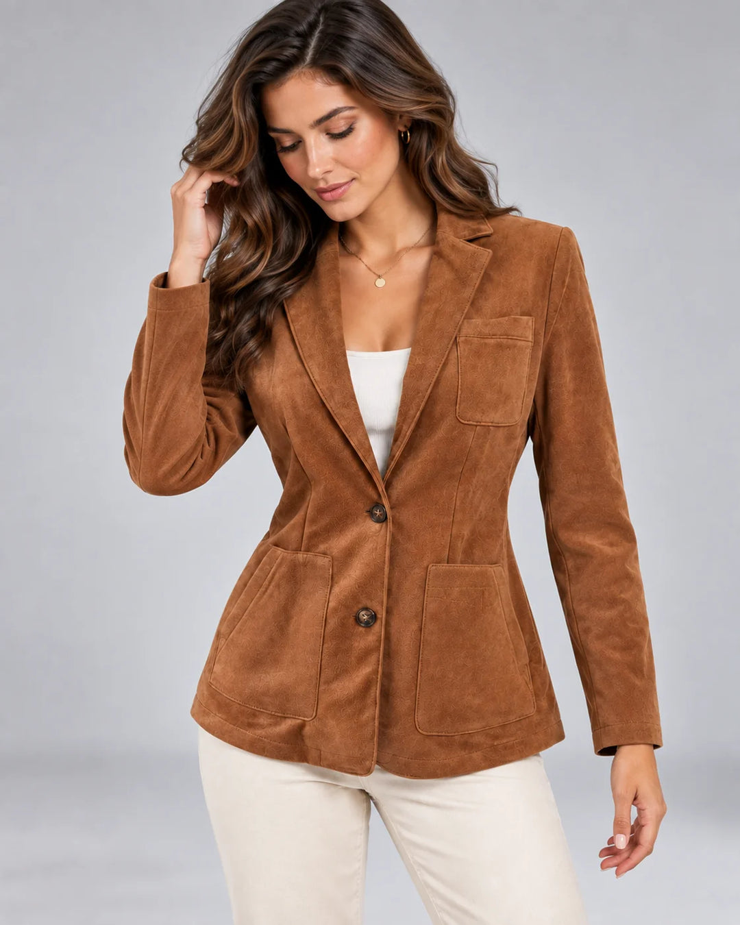 Lauren | Women's Single Breasted Patch Pocket Blazer