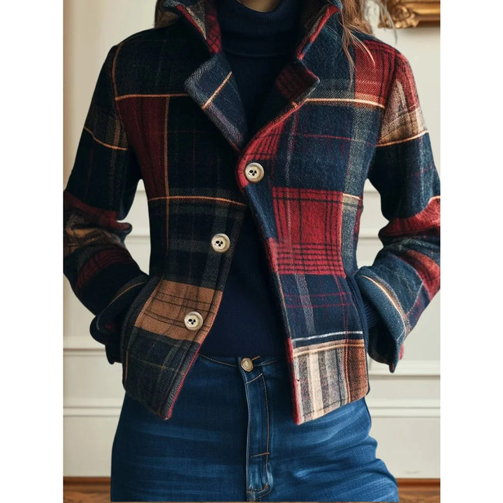 Lindsay | Women's Patchwork Plaid Jacket