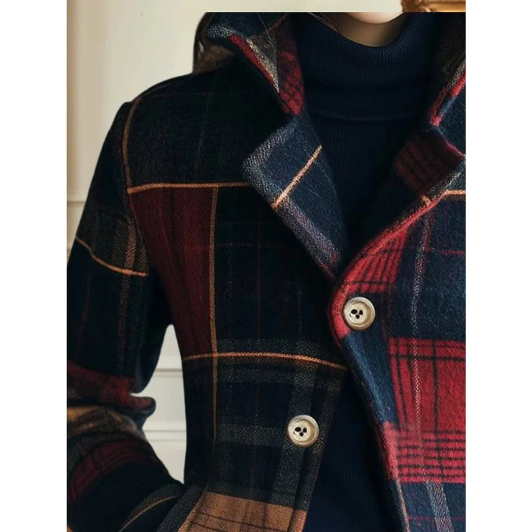 Lindsay | Women's Patchwork Plaid Jacket