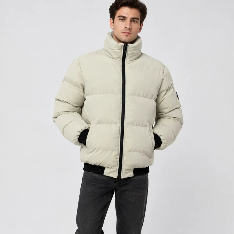 Lionel | Men's Quilted Zip Front Parka Winter Jacket