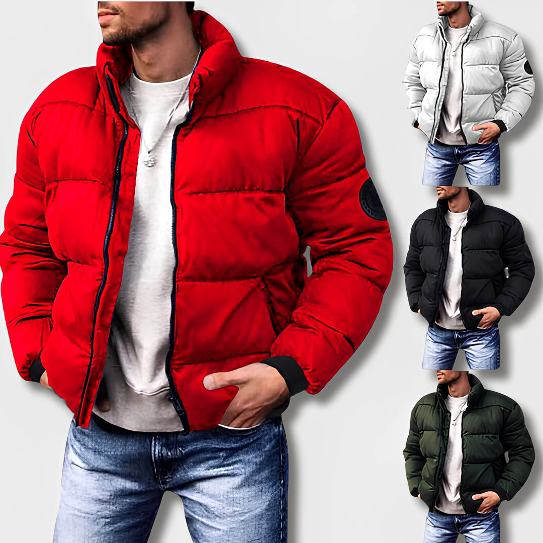Lionel | Men's Quilted Zip Front Parka Winter Jacket