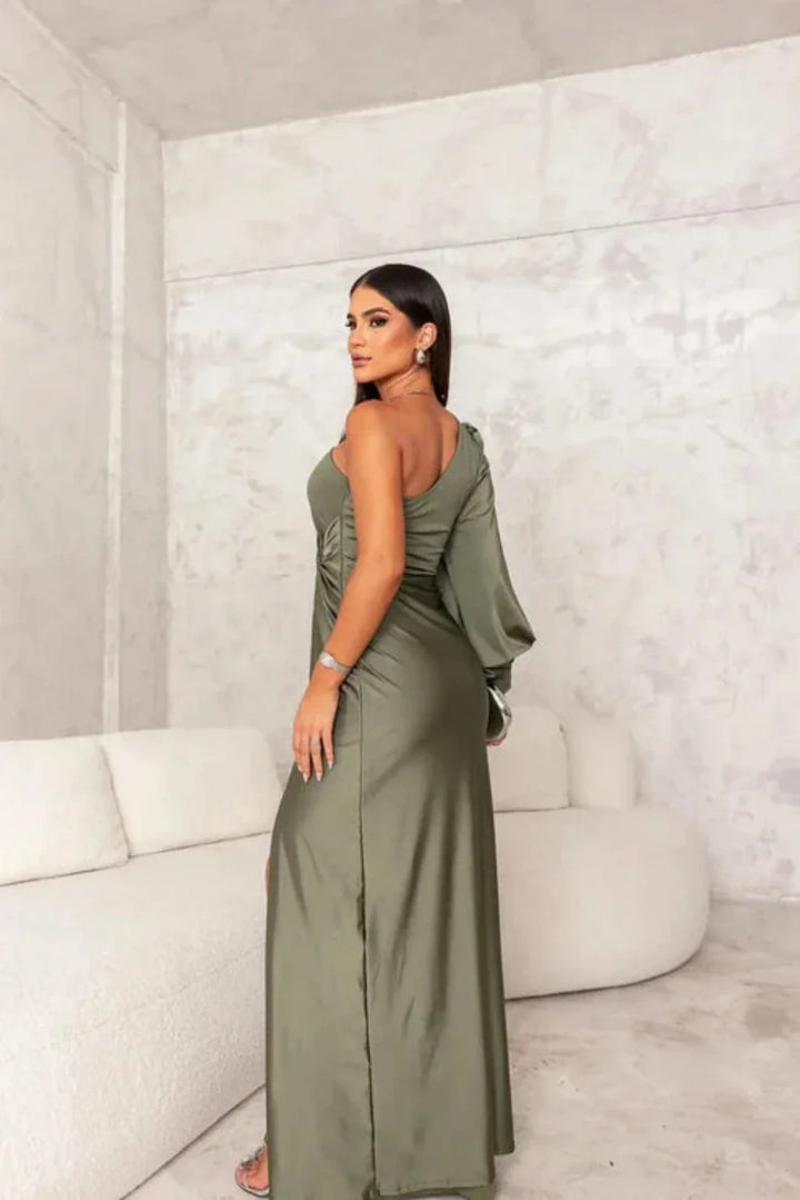 Lisa | Women's Elegant One-Shoulder Gown
