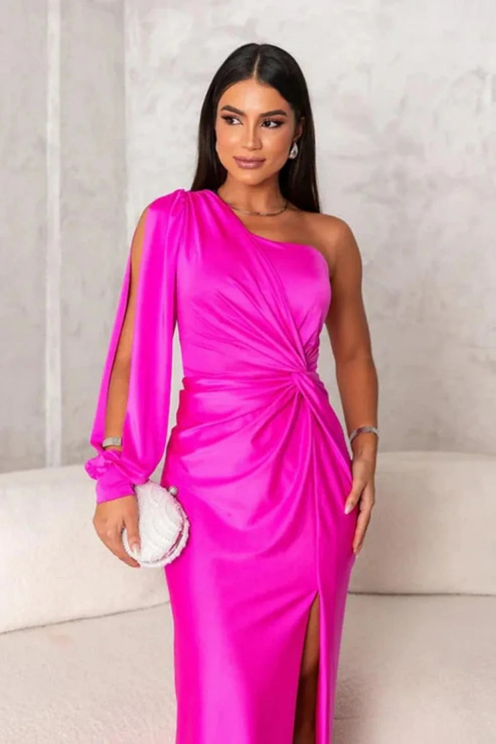 Lisa | Women's Elegant One-Shoulder Gown
