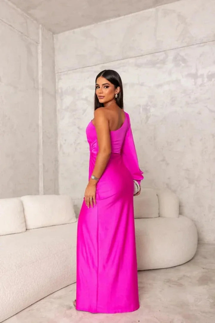 Lisa | Women's Elegant One-Shoulder Gown