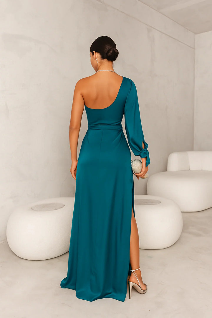 Lisa | Women's Elegant One-Shoulder Gown