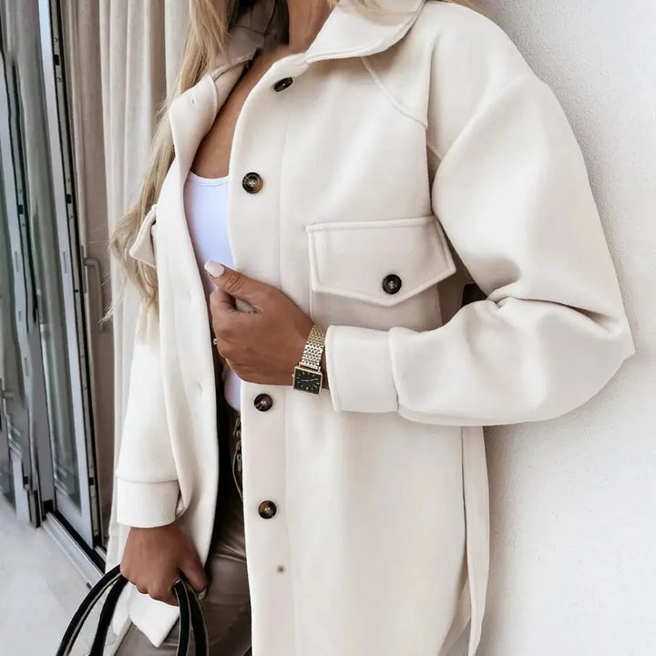 Liv | Women's Shacket Jacket Boxy Fit Button Up