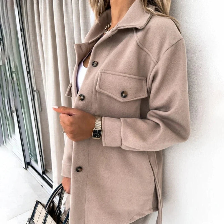Liv | Women's Shacket Jacket Boxy Fit Button Up