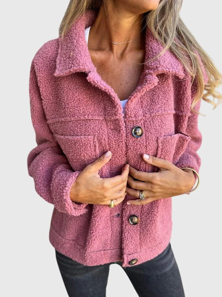 Lori | Women's Button-Front Textured Jacket