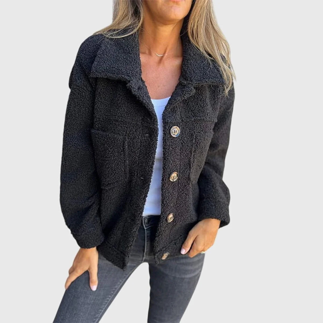 Lori | Women's Button-Front Textured Jacket