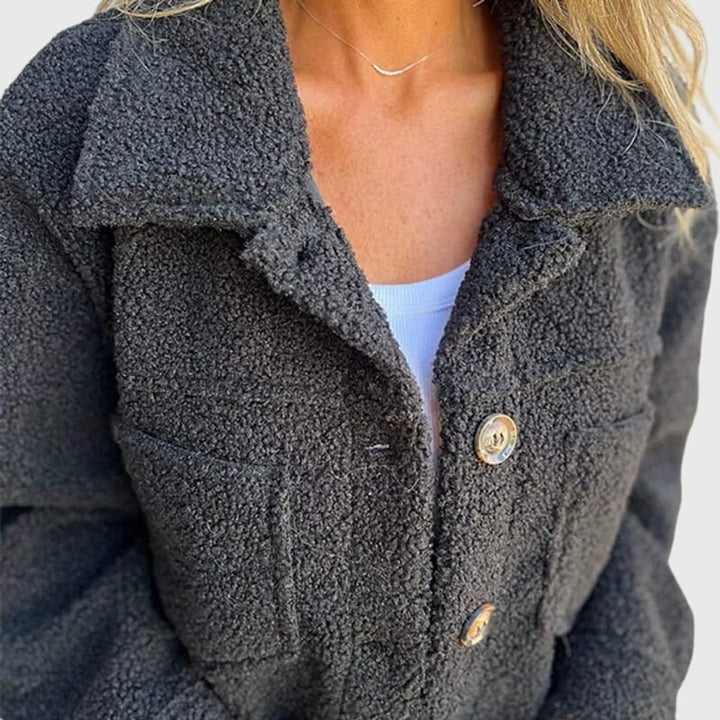 Lori | Women's Button-Front Textured Jacket