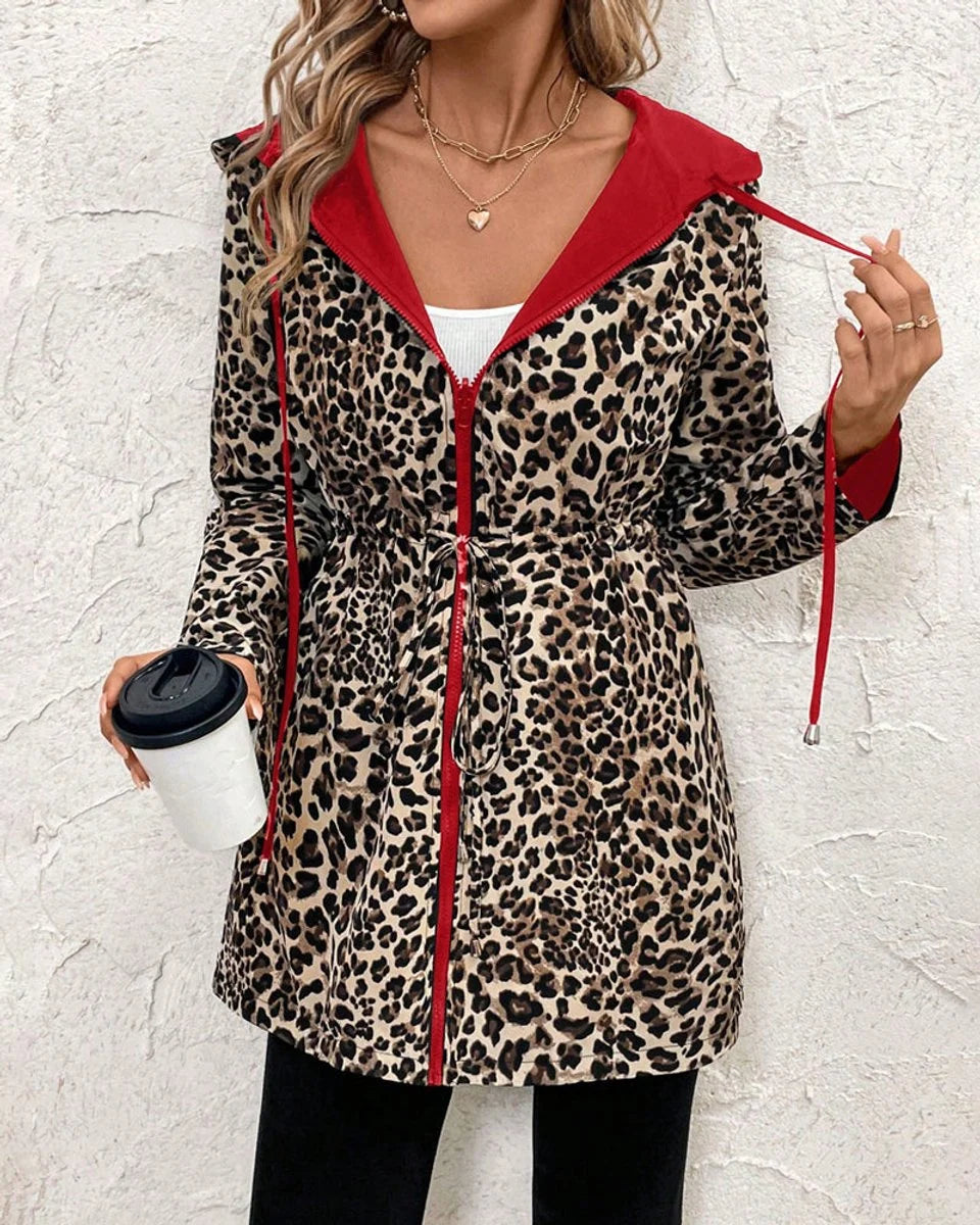 Louise | Women's Reversible Hooded Zip-Up Jacket