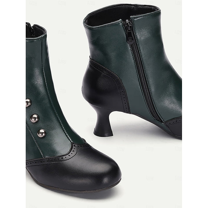 Prudence | Vintage Buttoned Ankle Boots