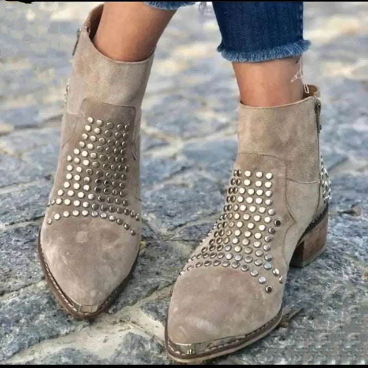 Maggie | Women's Studded Ankle Boots