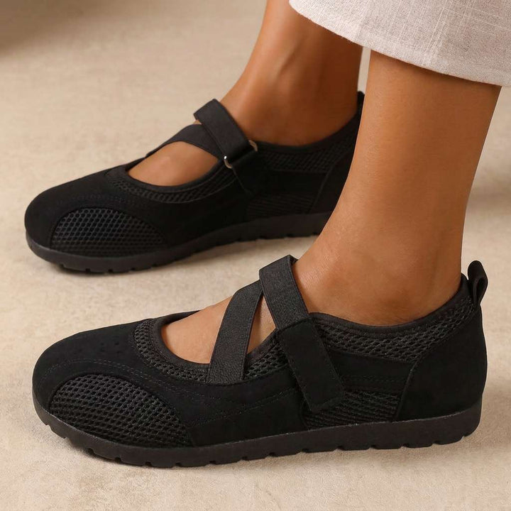 Elisa - Comfortable Mary Jane Walking Shoes