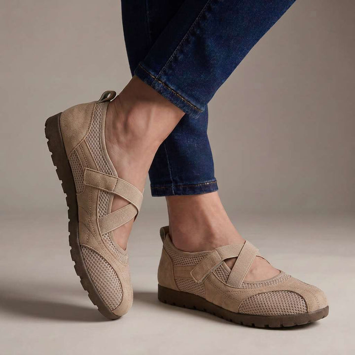 Elisa - Comfortable Mary Jane Walking Shoes