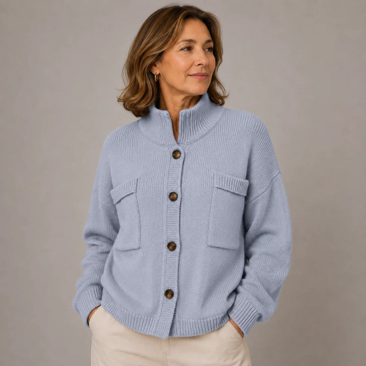 Marie-Claude | Women's Relaxed Button-Front Cardigan
