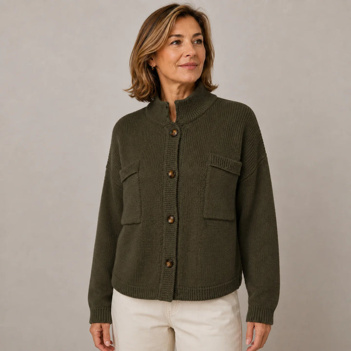 Marie-Claude | Women's Relaxed Button-Front Cardigan