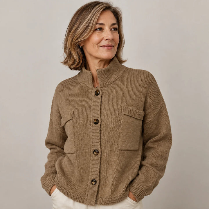Marie-Claude | Women's Relaxed Button-Front Cardigan