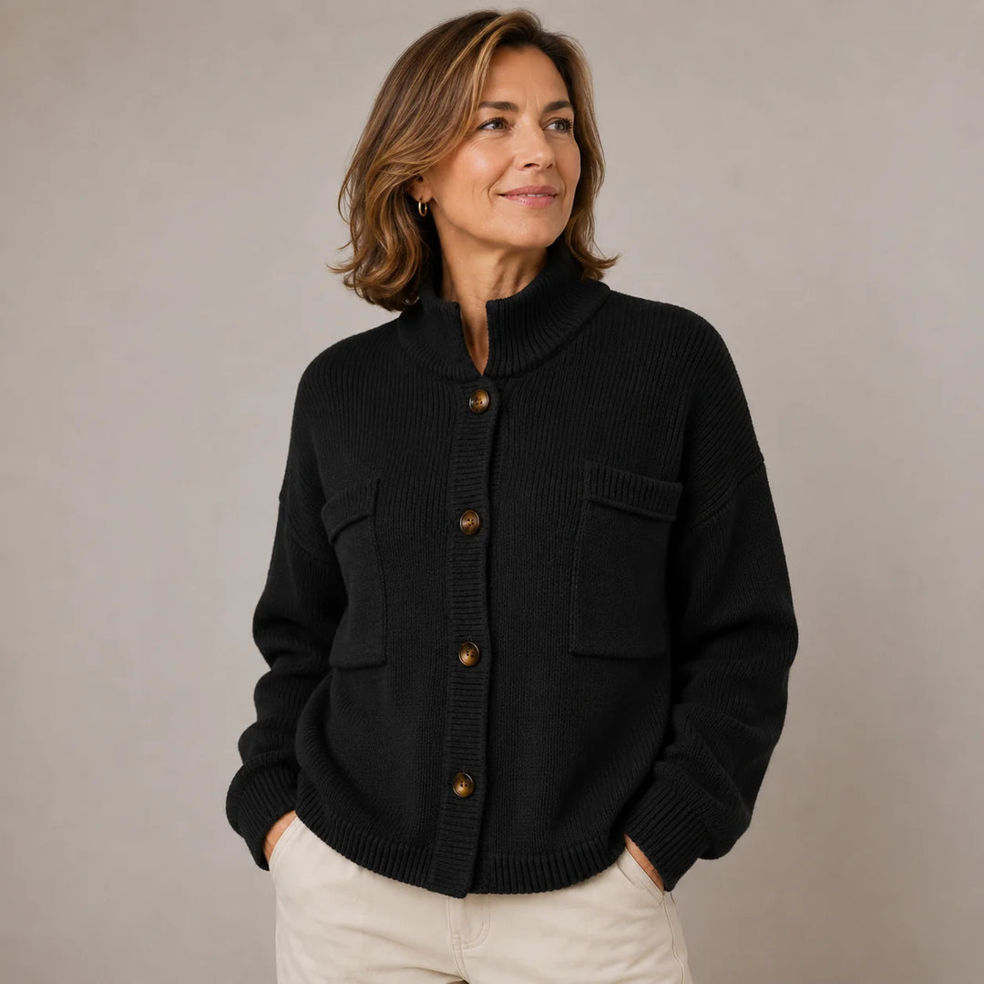 Marie-Claude | Women's Relaxed Button-Front Cardigan