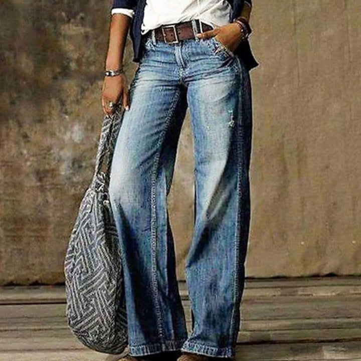 Marsha | Women's High-Waist Wide-Leg Jeans