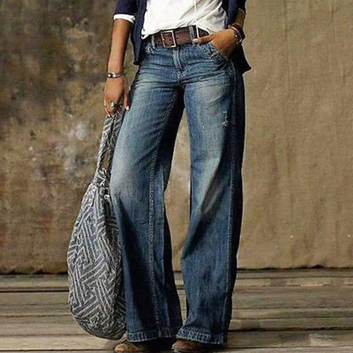 Marsha | Women's High-Waist Wide-Leg Jeans