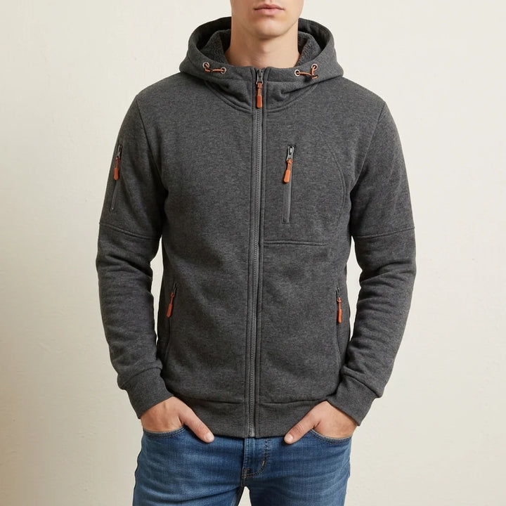 Maxime | Men's Full-Zip Hooded Jacket