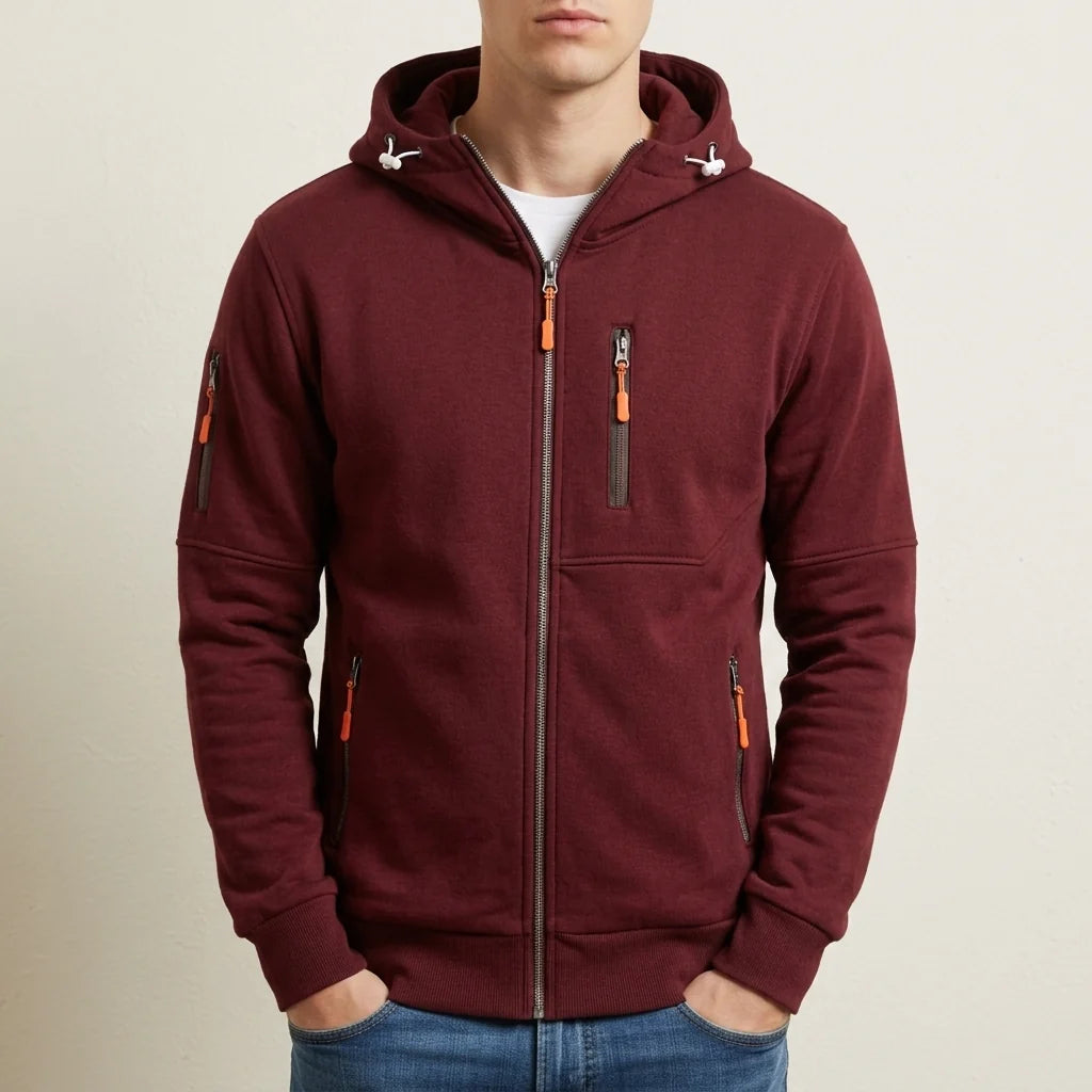 Maxime | Men's Full-Zip Hooded Jacket