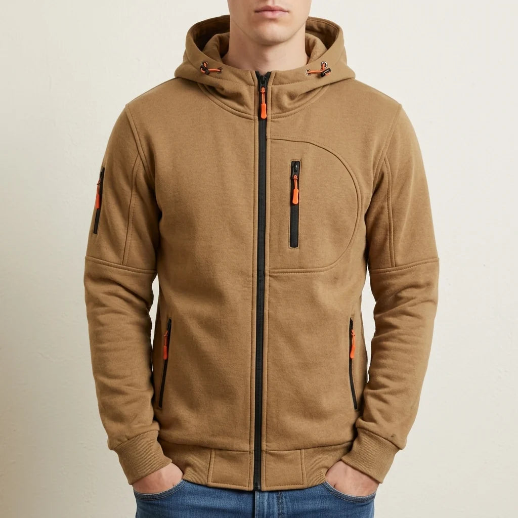 Maxime | Men's Full-Zip Hooded Jacket