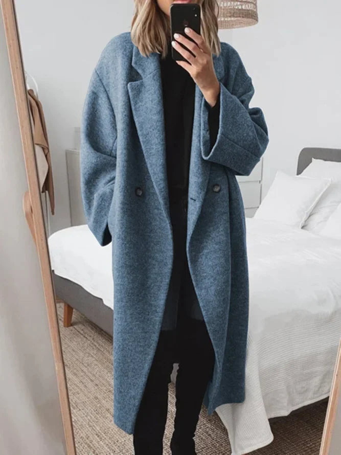 Maxine | Women's Oversized Double-Breasted Coat