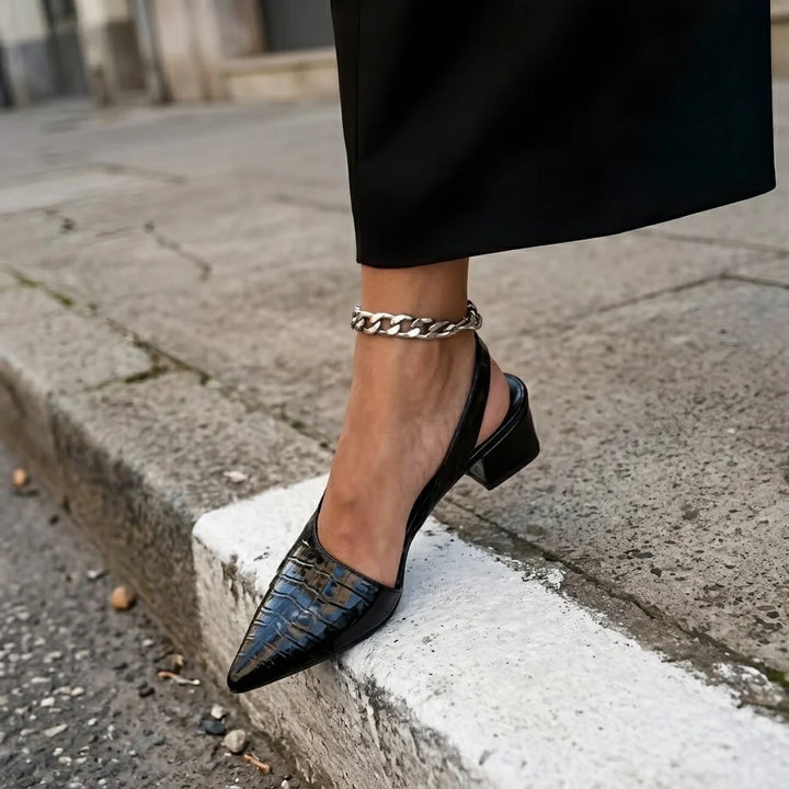 Meg | Women's Pointed-Toe Slingback Heels