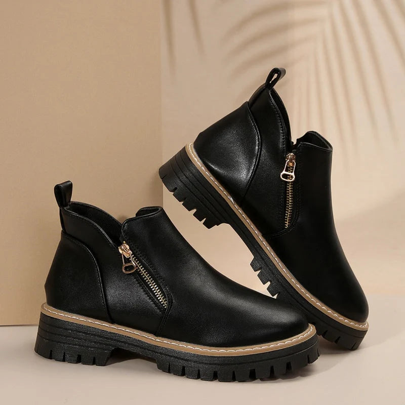 Megan | Women's Ankle Boots with Chunky Sole
