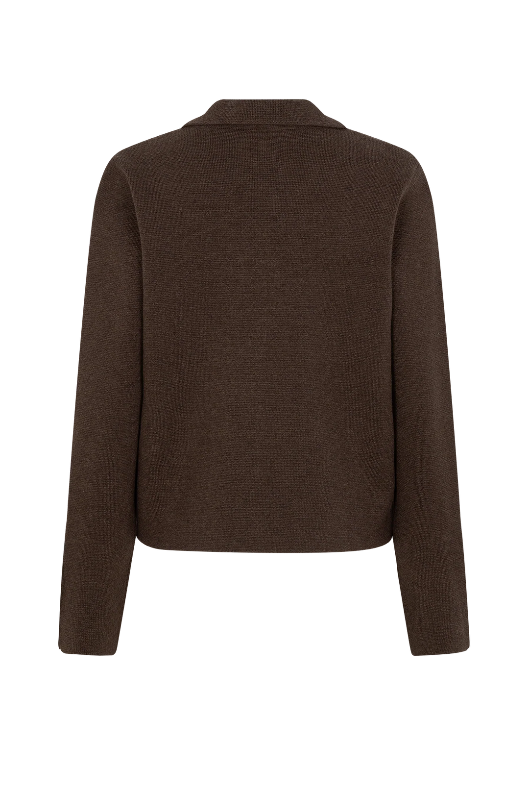 Mel | Women's Brown Tailored Cardigan Jacket