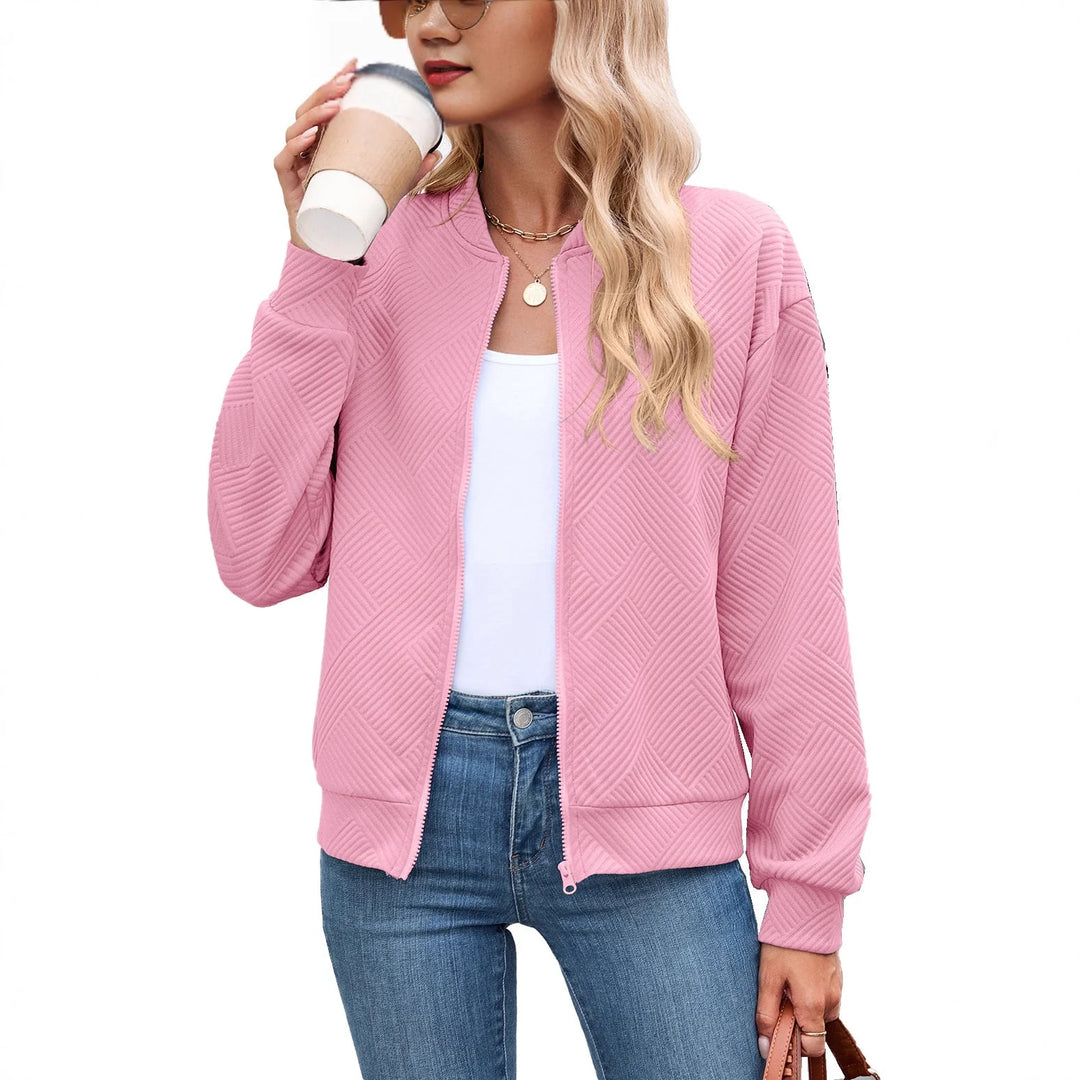 Neda | Women's Textured Bomber Jacket