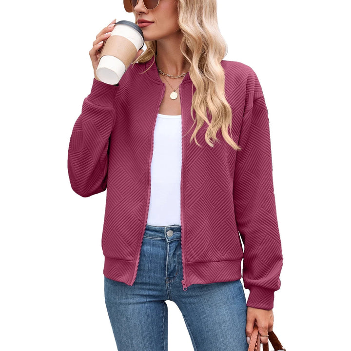 Neda | Women's Textured Bomber Jacket