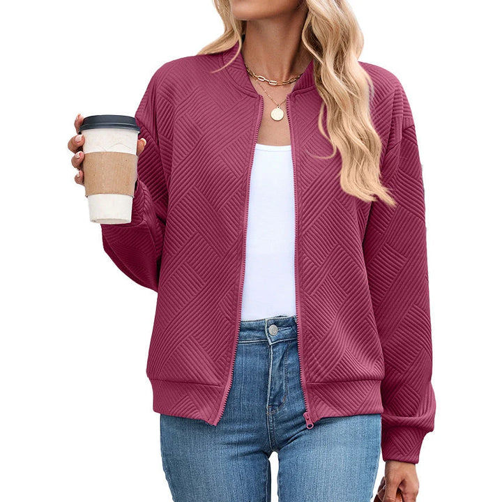 Neda | Women's Textured Bomber Jacket