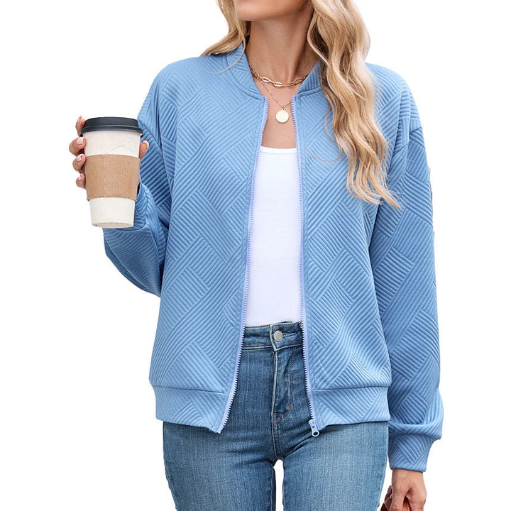 Neda | Women's Textured Bomber Jacket