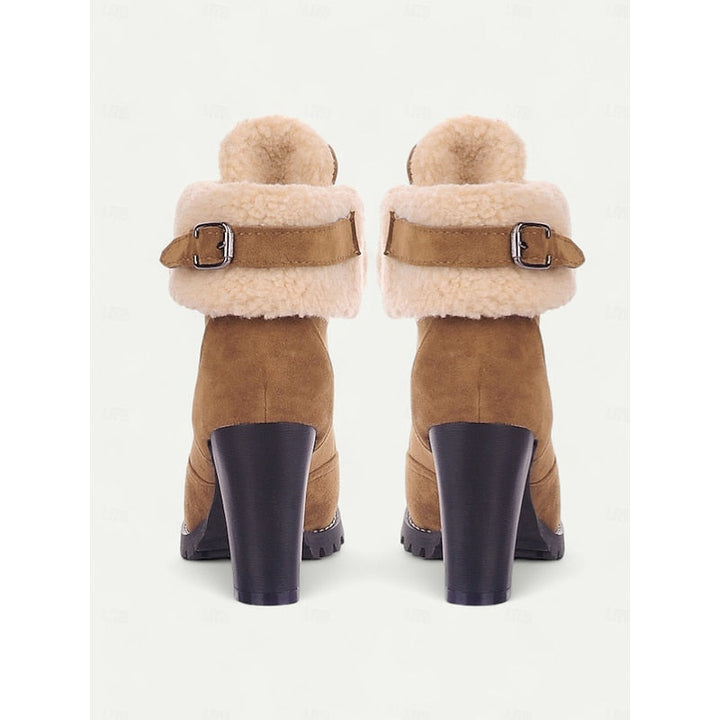Ingram | Fur-Trimmed Lace-Up Winter Boots