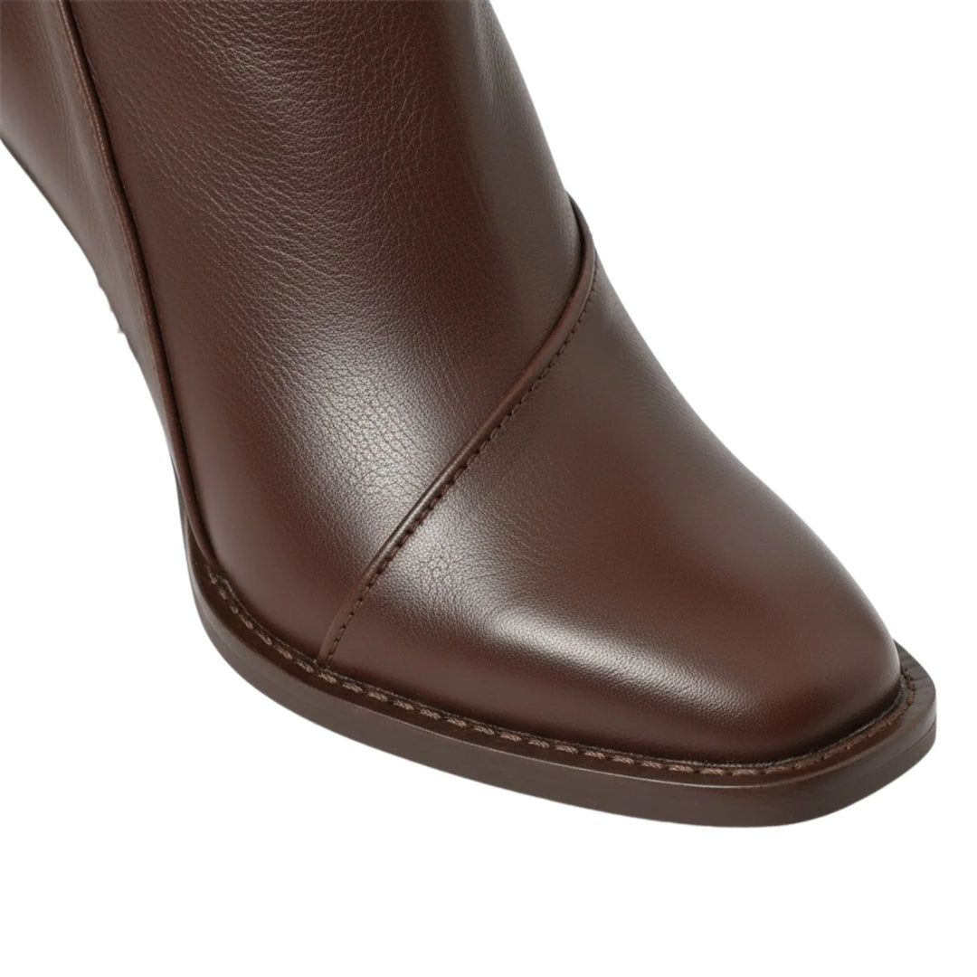 Ottilie | Women's Retro Side Zip Square Toe Boots