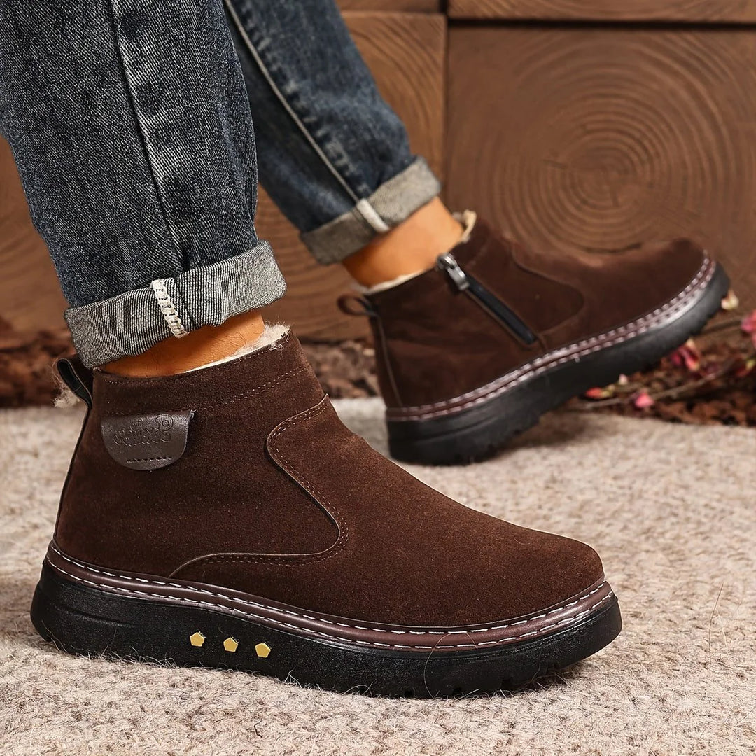 Paige | Women's Fleece Lined Side Zip Ankle Boots
