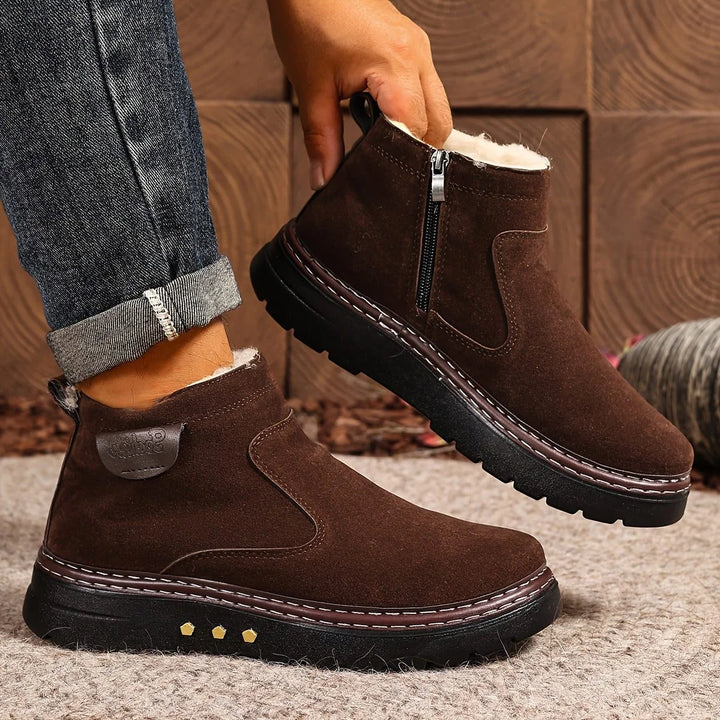 Paige | Women's Fleece Lined Side Zip Ankle Boots